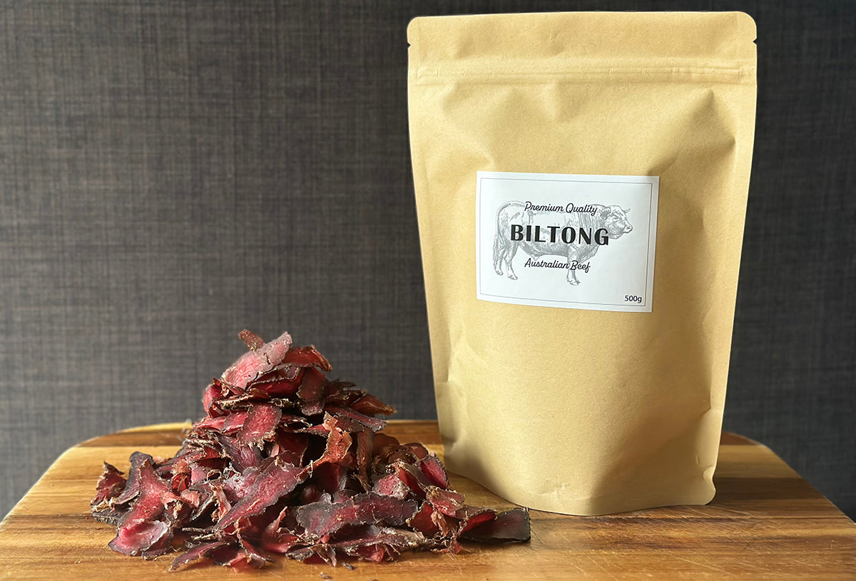 Traditional South African Biltong available in Australia from Cinnamon & Cinder