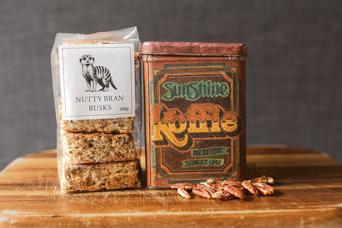 Traditional South African Rusks (Beskuit) Nutty Bran Flavour made in Australia by Cinnamon & Cinder